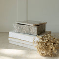Beige Marble Box With Lid
