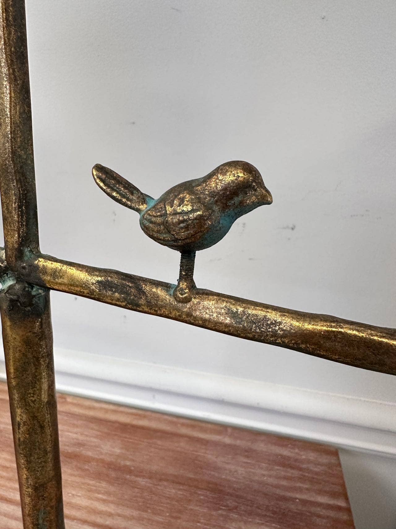 Amber Glass Lattice Candle Holder