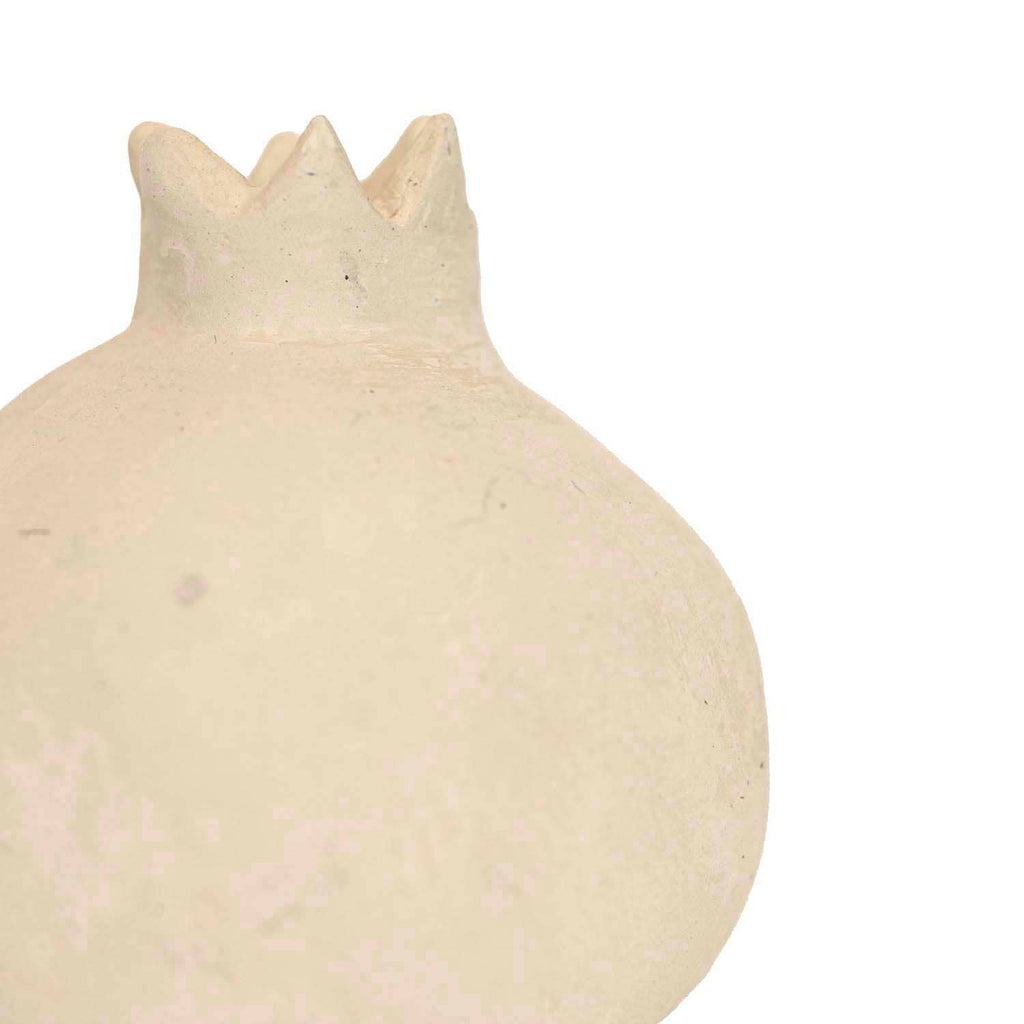 Decorative Pomegranate Cream Paper Mache