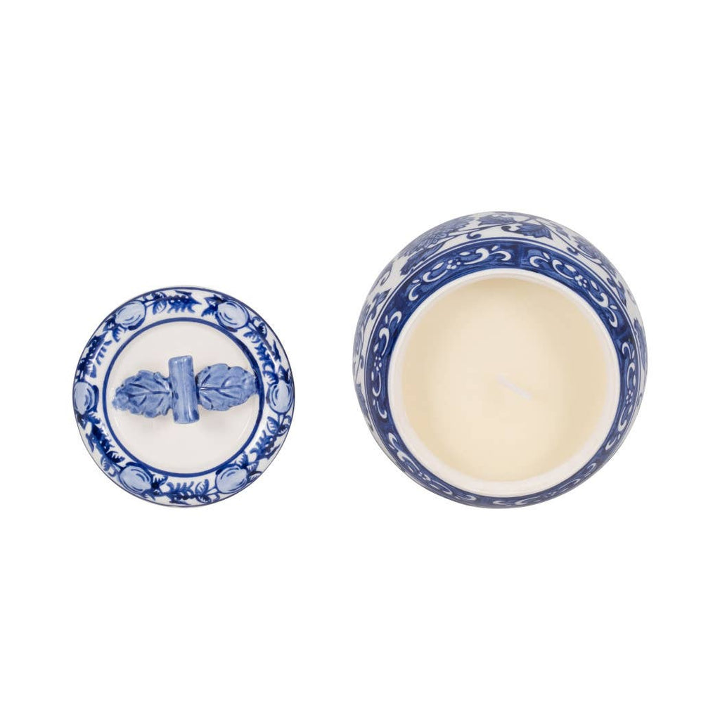 The Peony Chinoiserie Candle — 8.5 Oz