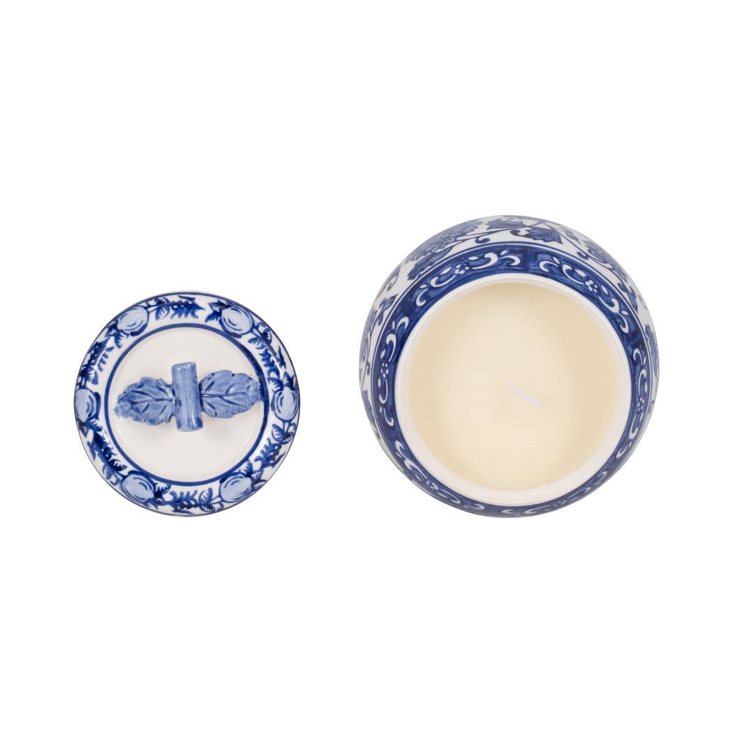 The Peony Chinoiserie Candle — 8.5 Oz