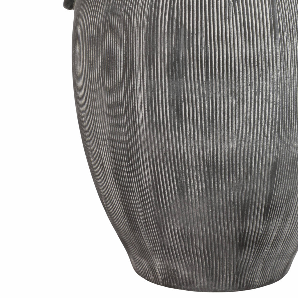 The Noir Stoneware Vase