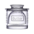 Glass French Butter Crock
