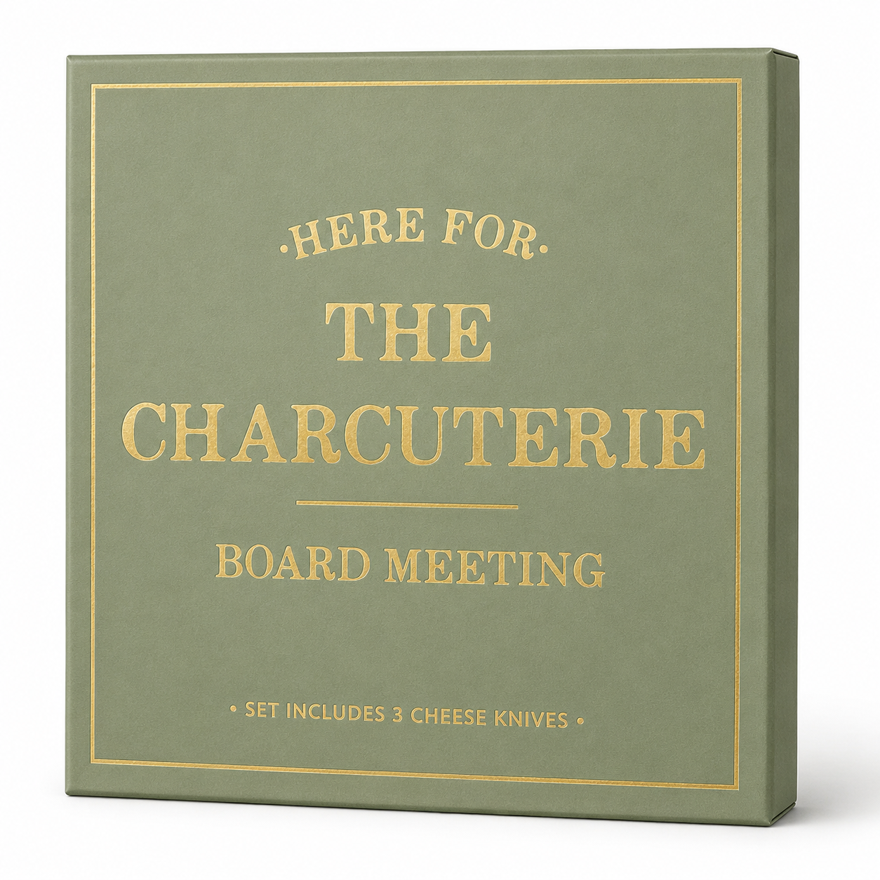 Acacia Charcuterie Knife Set Book Box