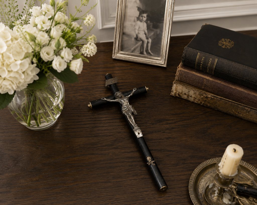 Antique 19th- to early 20th-Century French Crucifixes