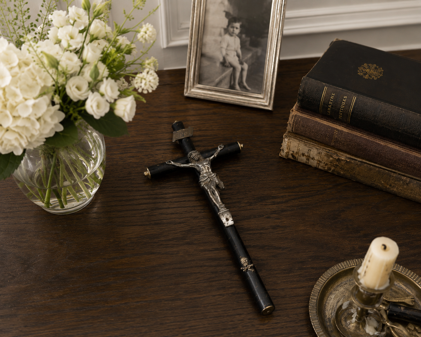Antique 19th- to early 20th-Century French Crucifixes