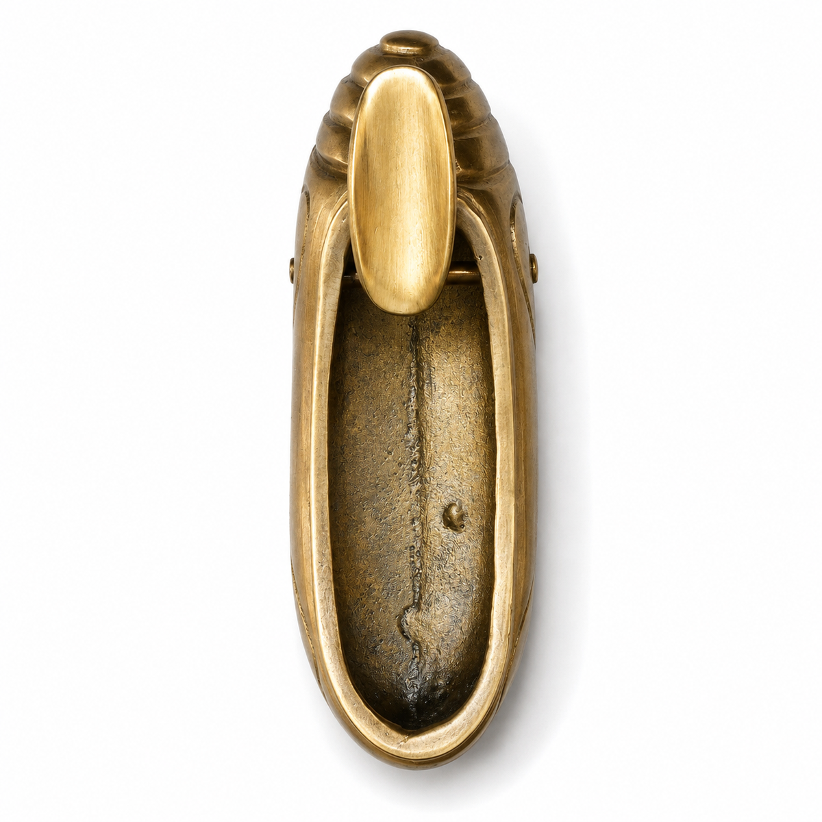 Antique Brass Ballet Shoe Ashtray