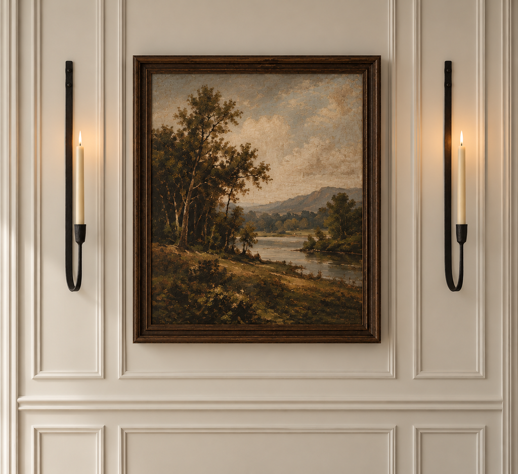 Black Iron Single Taper Wall Sconce