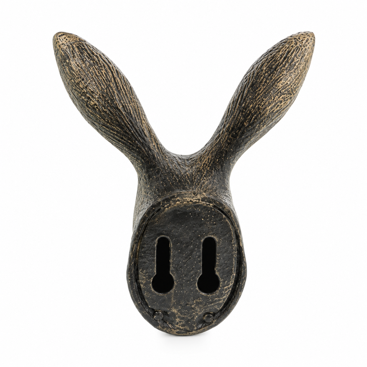 Cast Iron Hare Wall Hook | Antique Bronze