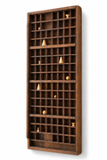 Antique Wooden Printer's Tray | Vintage Curio Display