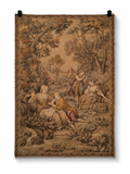 Vintage Belgian Pastoral Reverie Tapestry