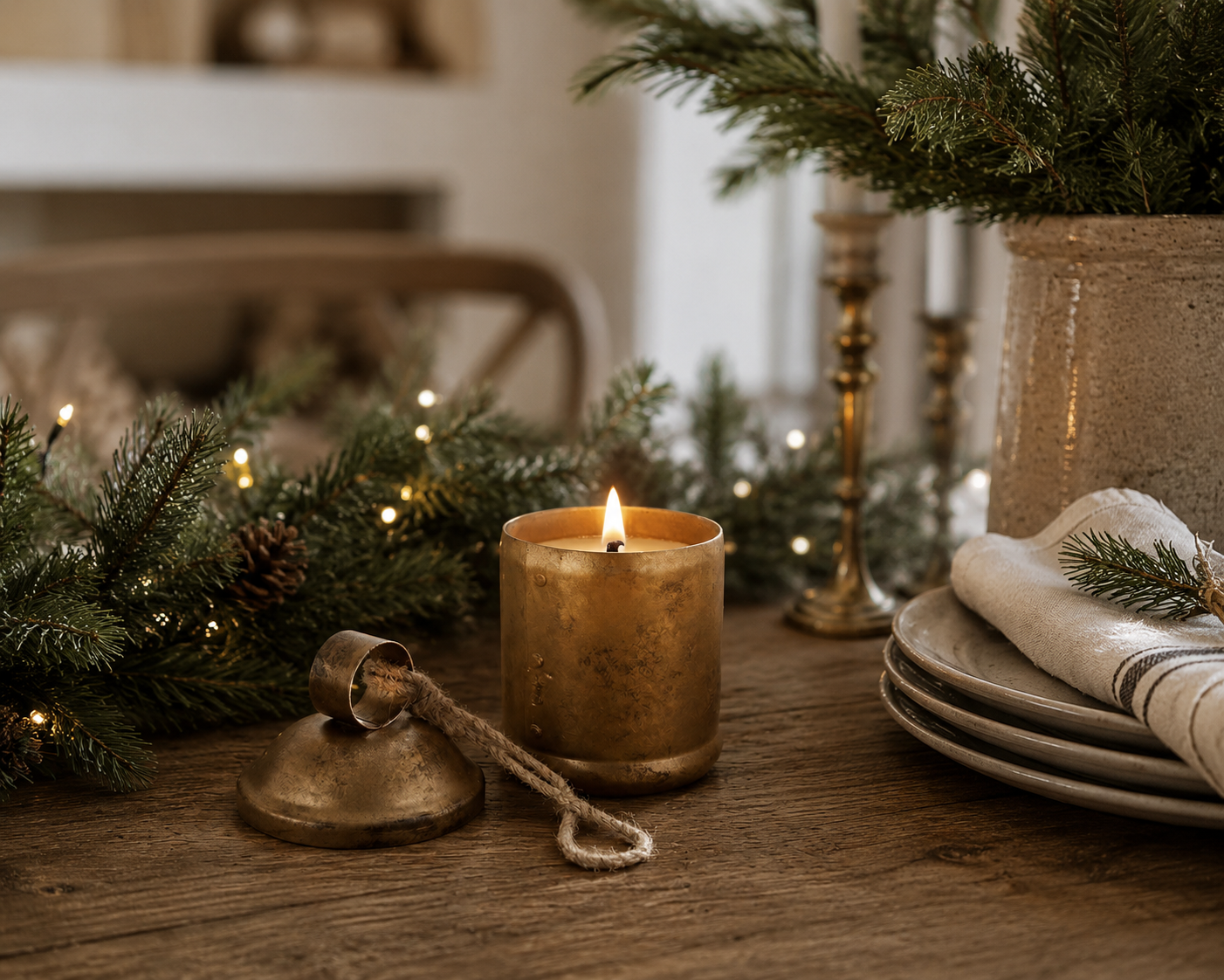 Cinnamon Bell Candle