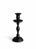 Black Empire Cast Iron Taper Candle Holder | 9.5"