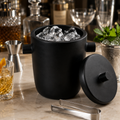 Black Wood Ice Bucket