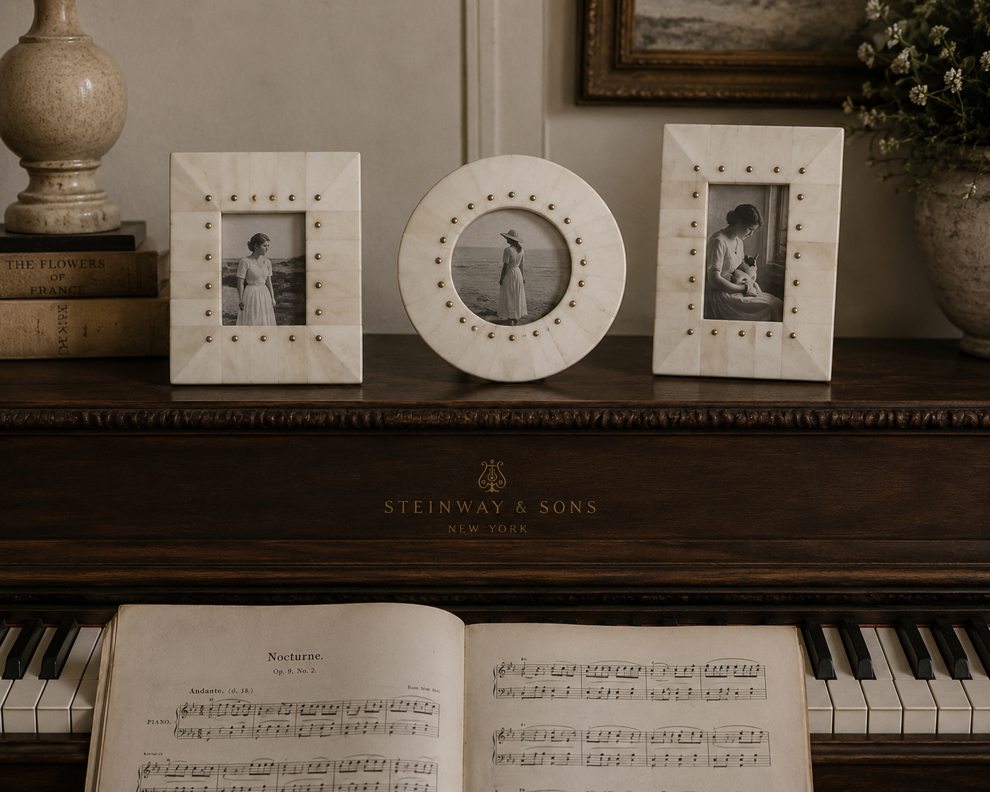 Bone & Brass Frame Collection