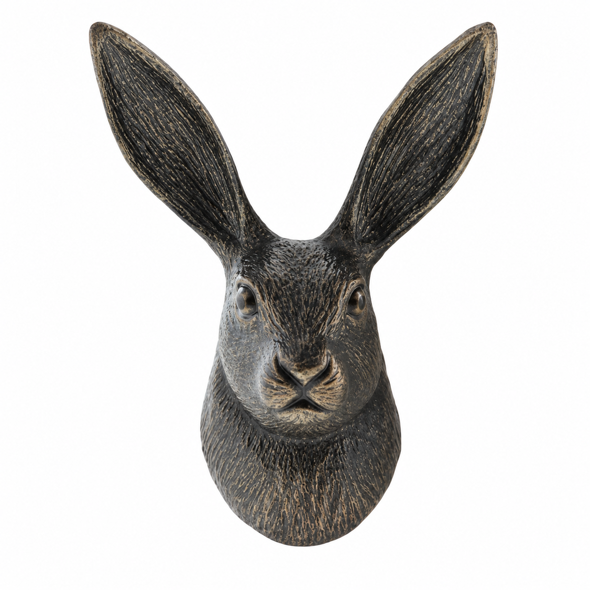 Cast Iron Hare Wall Hook | Antique Bronze