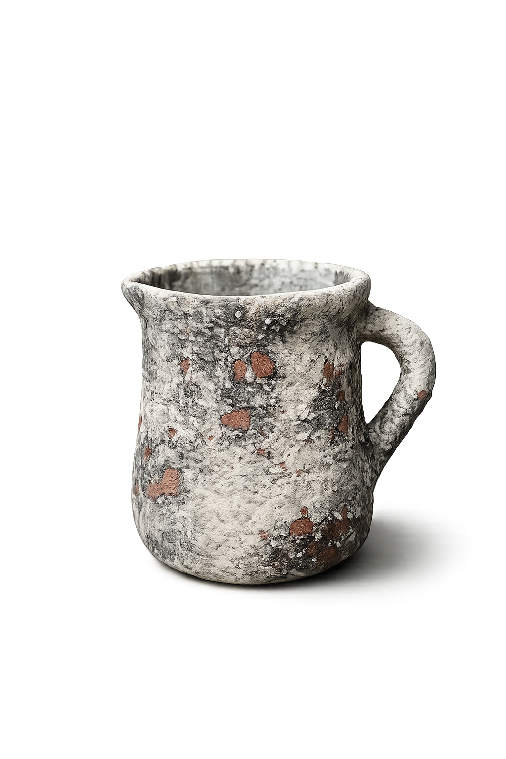 Cement Floral Jar