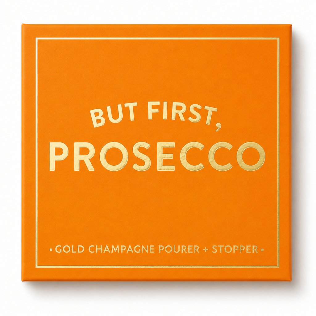 Champagne Preservation Kit | Stopper & Pourer Book Box
