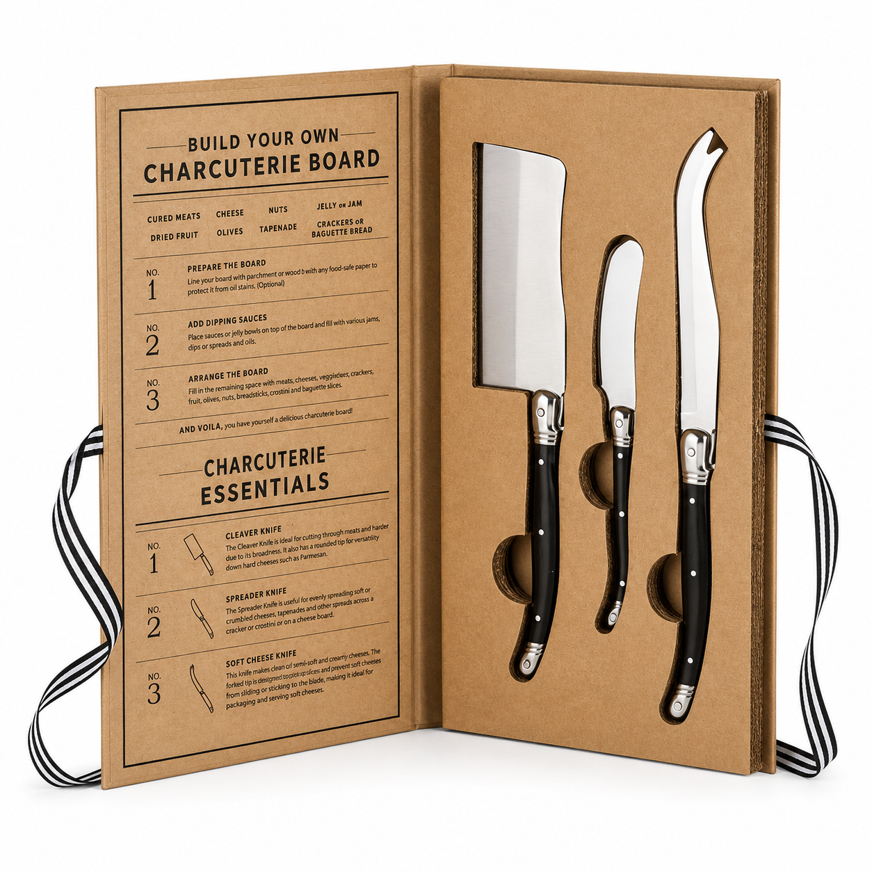 Charcuterie Knife Set Book Box