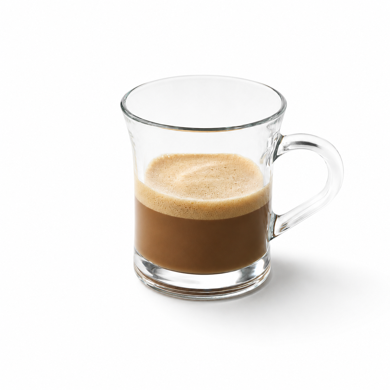 Clear Glass Coffee Mug