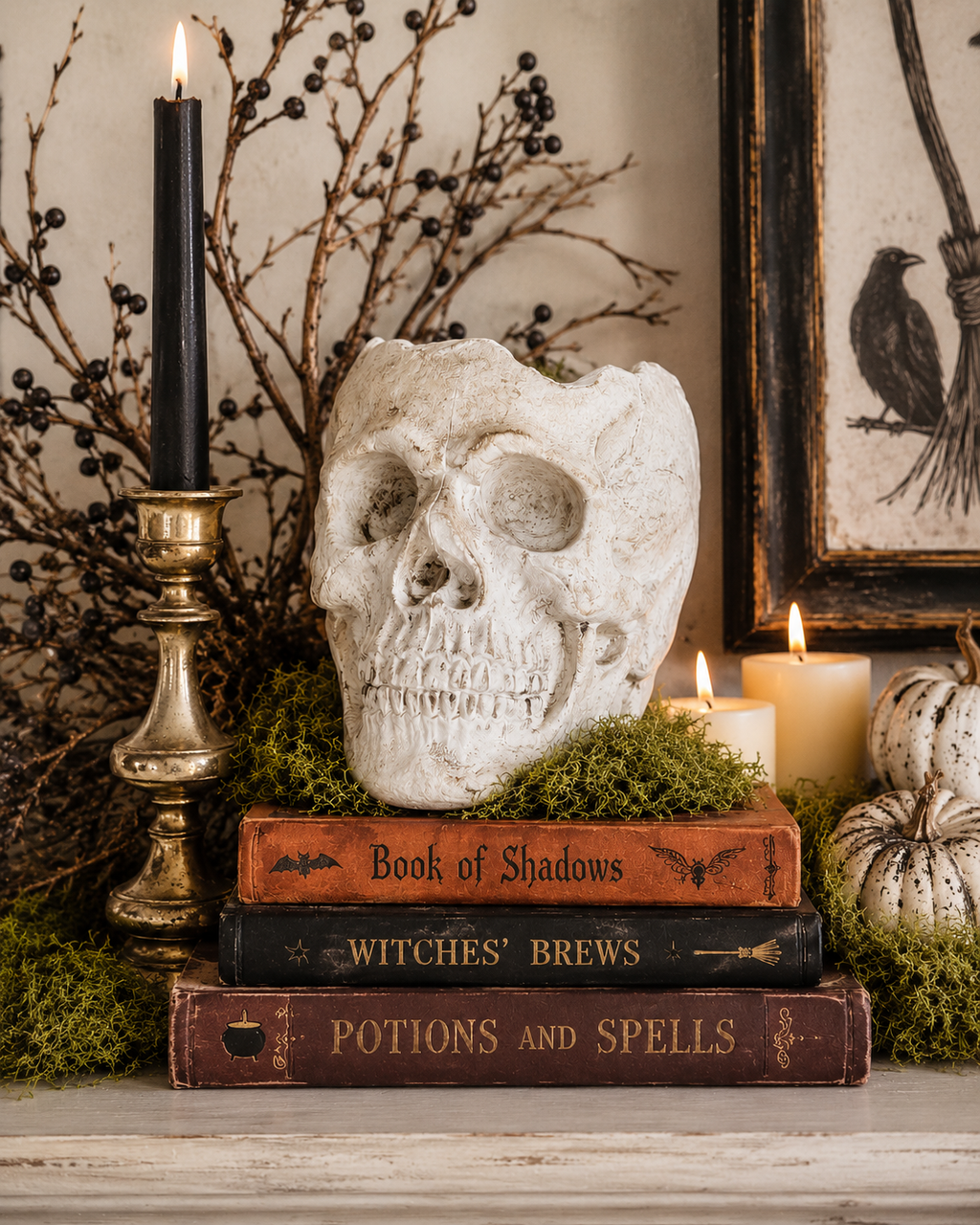 Concrete Momento Mori Skull