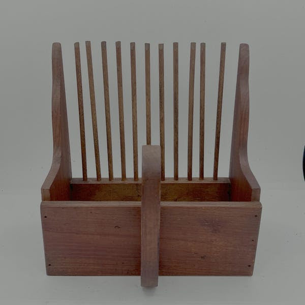 Antique Cranberry Scoop