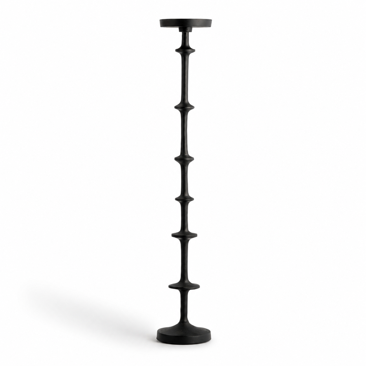 Floor Orb Pillar Candle Holder — 29 in