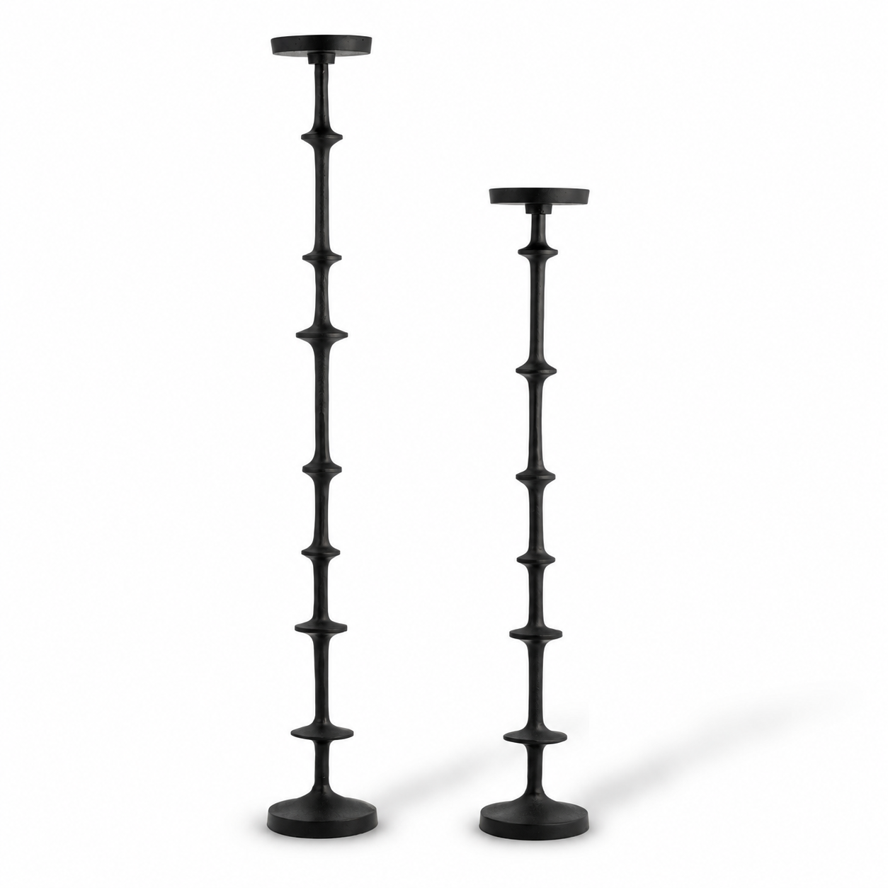 Floor Orb Pillar Candle Holder — 36 in