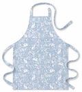 Forest Life Blue Cotton Apron