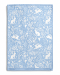 Forest Life Blue Cotton Tea Towel