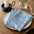 Forest Life Blue Napkins | Set of 4