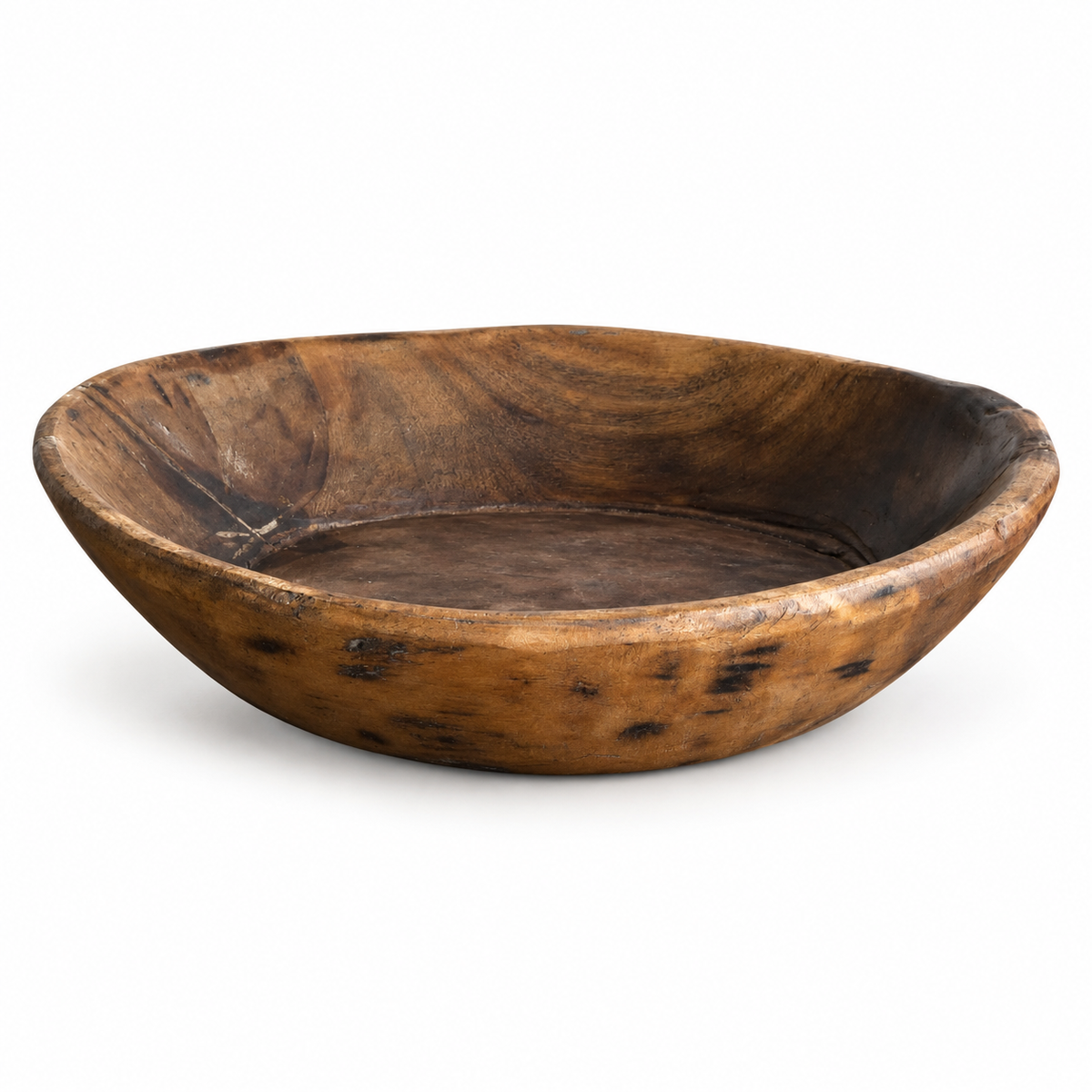 Found Vintage Wooden Dough Bowl | Natural | 9.5–12"