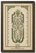 Framed Antique Garden Parterre B