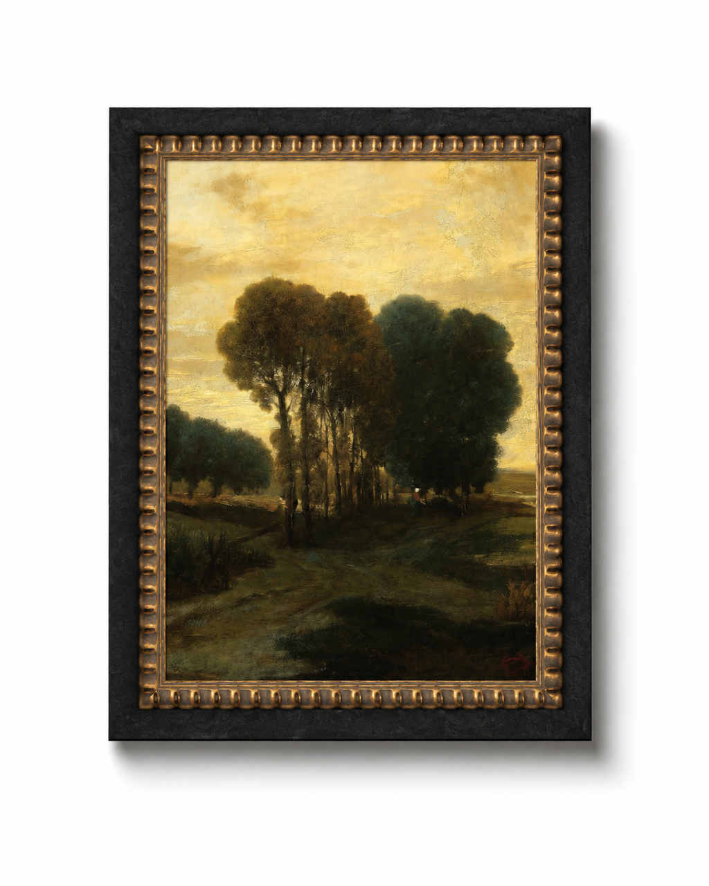 Framed Clump of Trees by Constant Troyon (1894) Reproduction