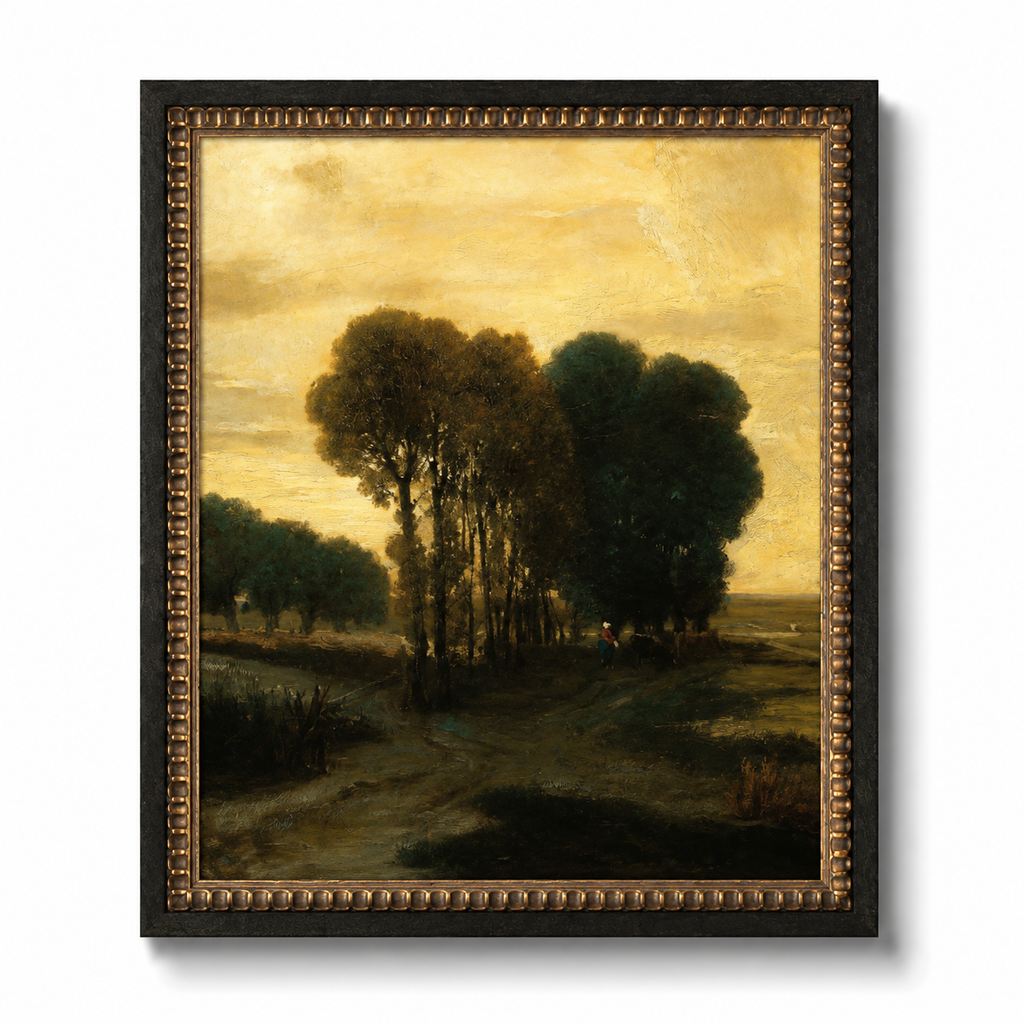 Framed Clump of Trees by Constant Troyon (1894) Reproduction