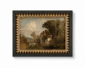 Framed Landscape with Cottage by John Constable (1812)