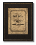 Framed Loch Ness Sheet Music