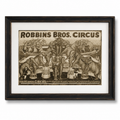 Framed Vintage Circus Poster