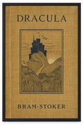 Vintage Dracula Book Cover Framed Art | Castle Edition