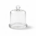 Glass Candle Holder With Glass Cover
