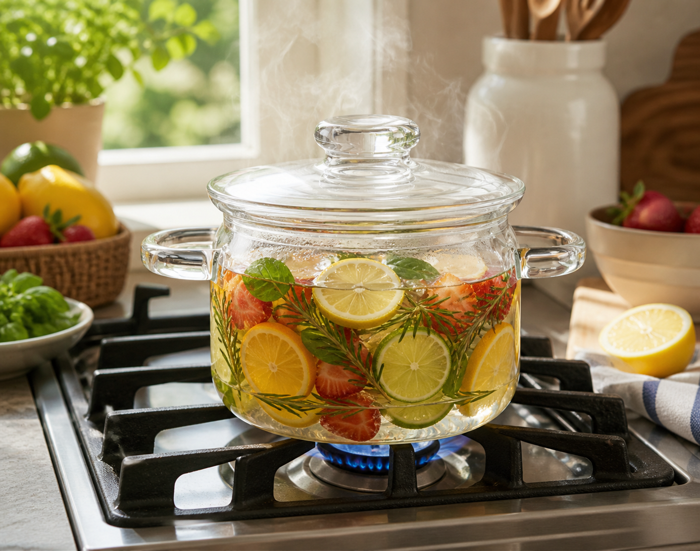 Glass Nyko Pot