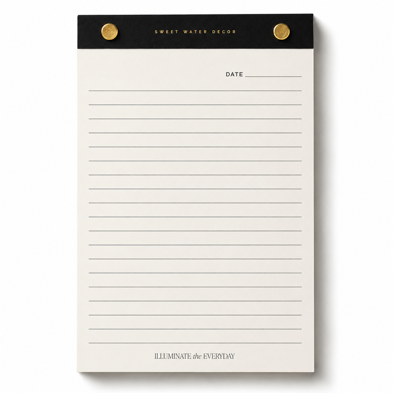 Gold Rivet Basic Notepad
