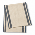 Gordes Natural & Blue Runner | French Linen