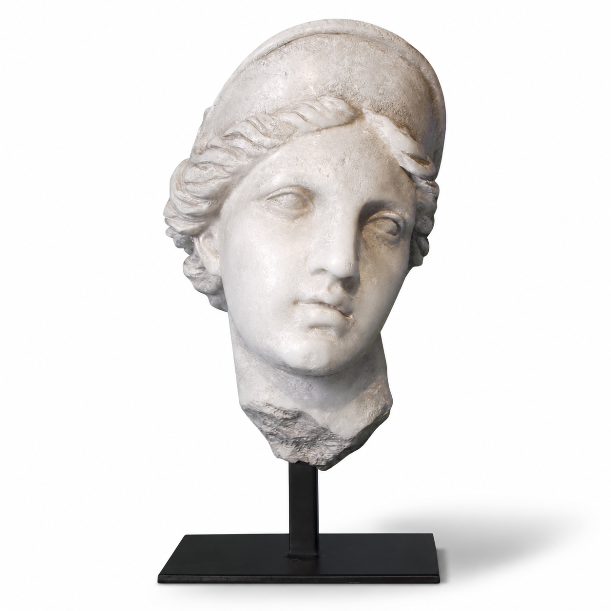 Greek Aphrodite Bust on Stand