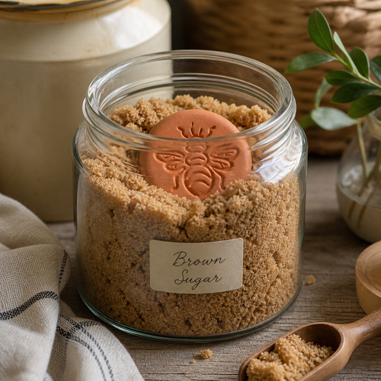 Handmade Bee Terracotta Sugar Saver