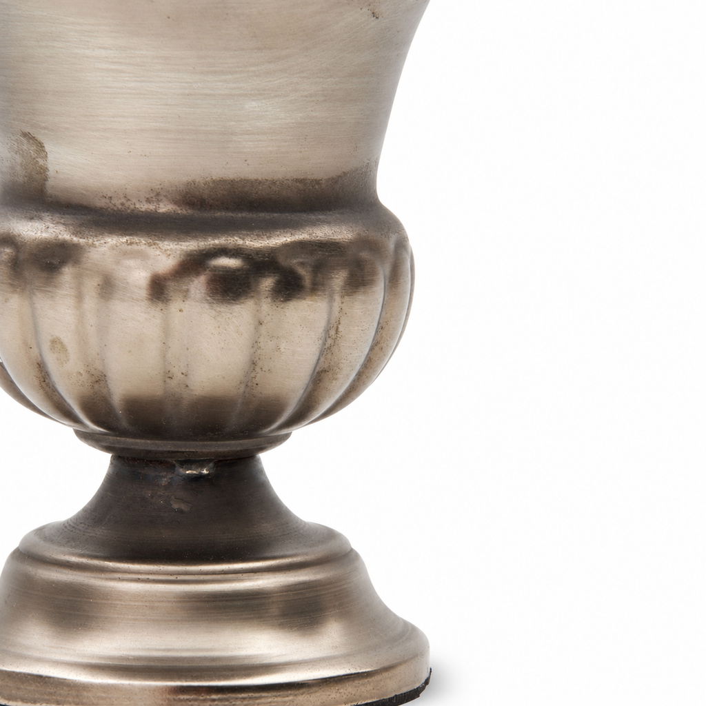 Harlequin Antiqued Metal Urn | 6.5"
