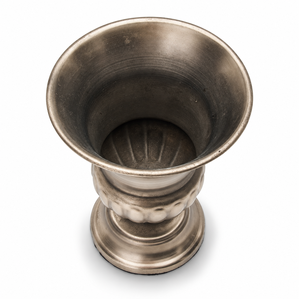 Harlequin Antiqued Metal Urn | 6.5"