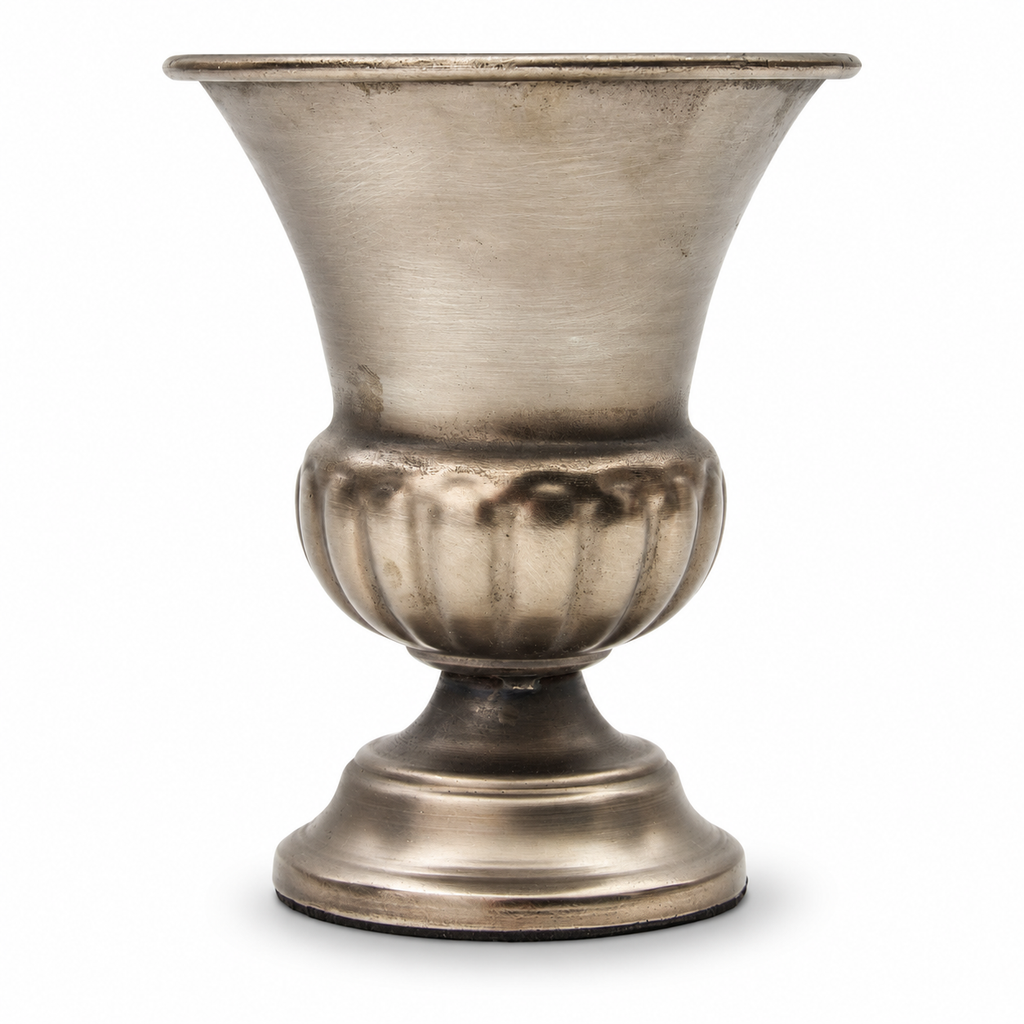 Harlequin Antiqued Metal Urn | 6.5"