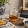 Glass Honey Jar with Dipper