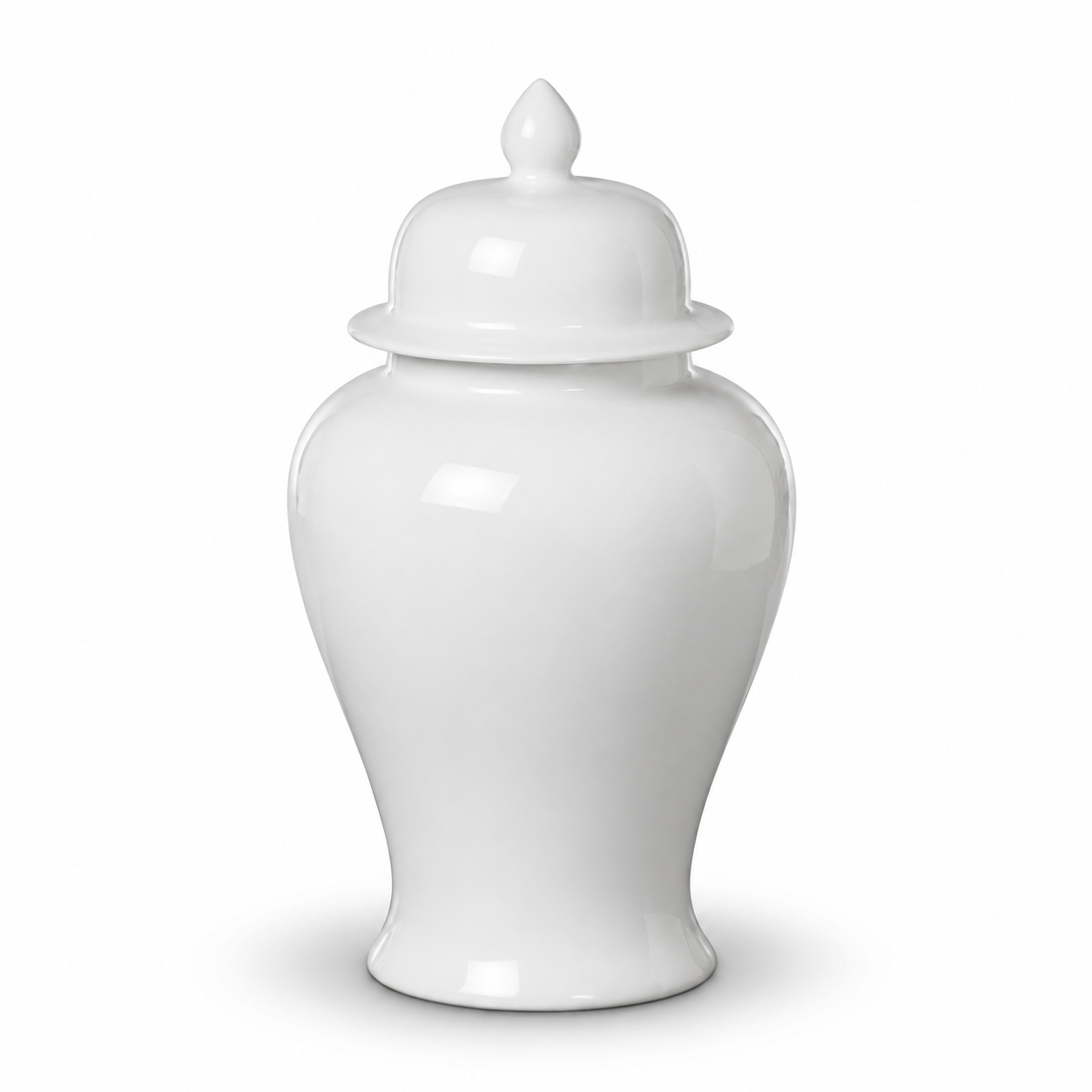 Imperial Ceramic Ginger Jar — Ivory (Small)
